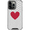 Chevron Heart iPhone 16 Pro Clear Case